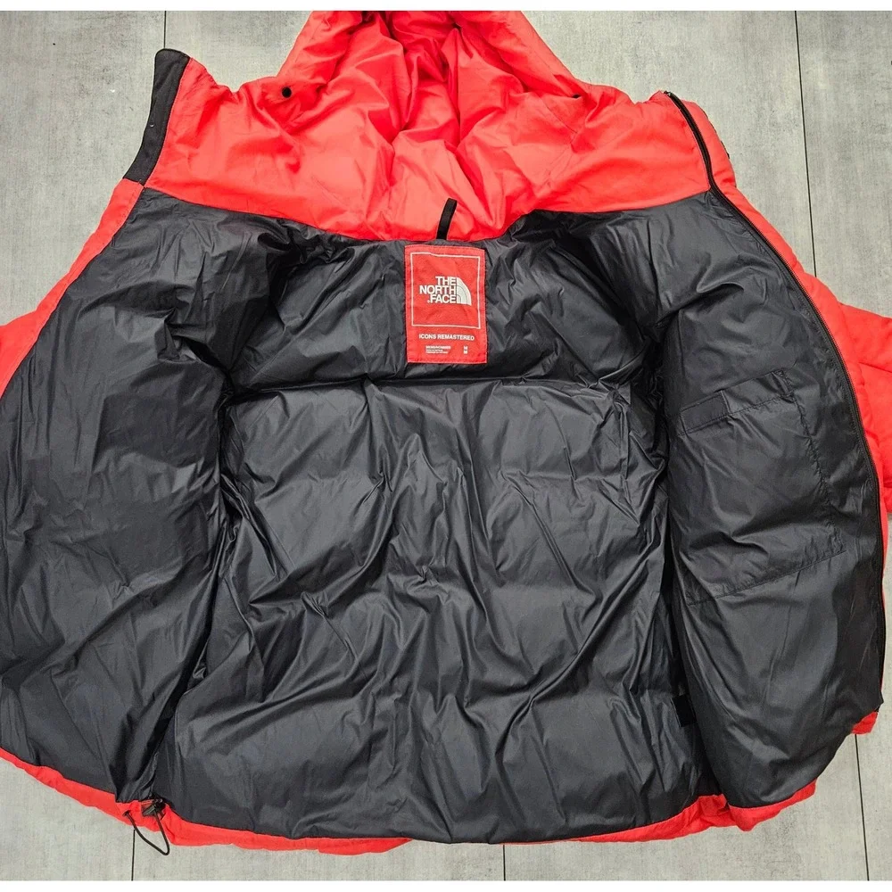 The North Face RMST Himalayan Parka Red 700-Fill Down Puffer Jacket Mens Medium